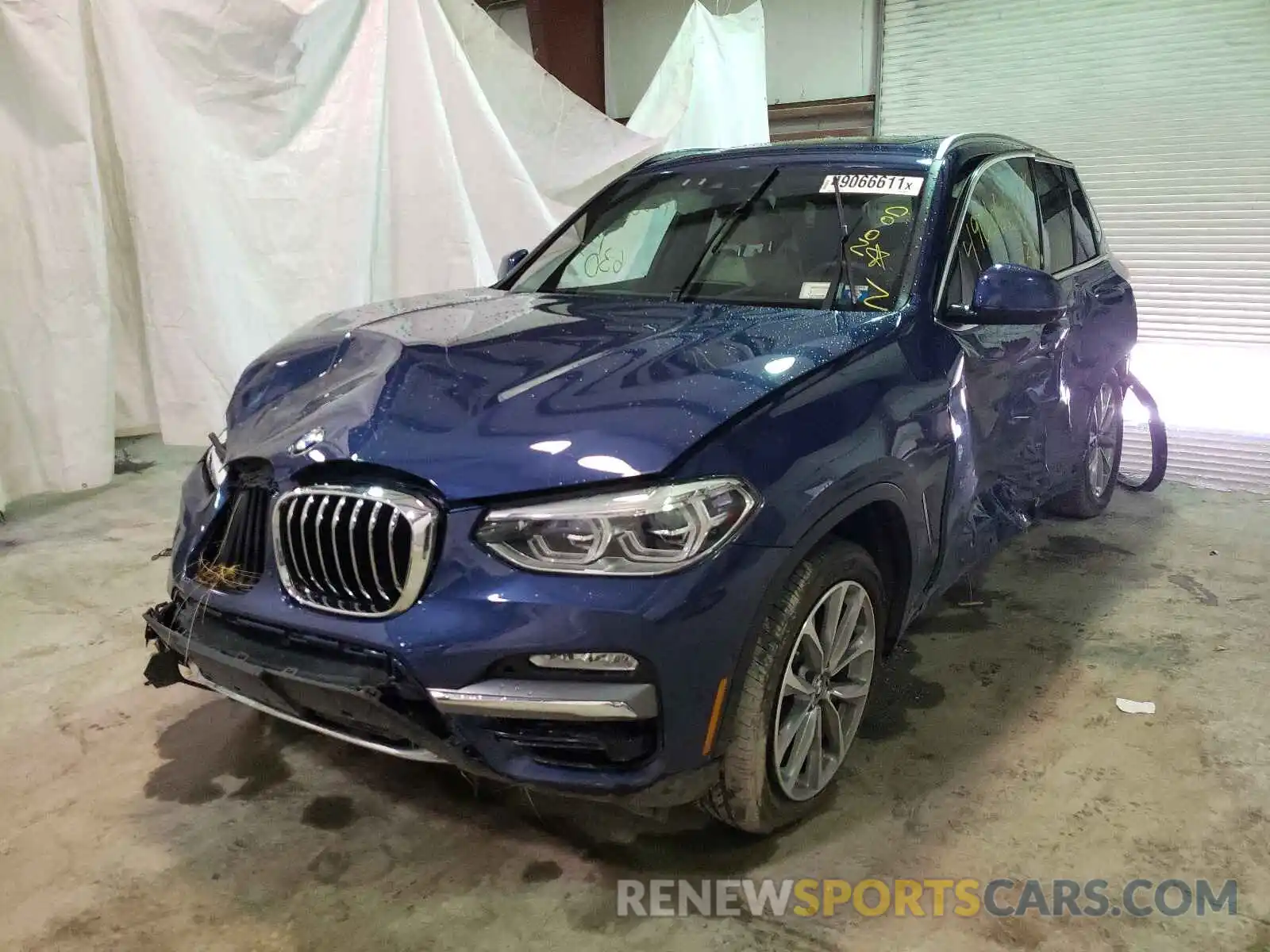 2 Фотография поврежденного автомобиля 5UXTR9C55KLP77787 BMW X3 2019