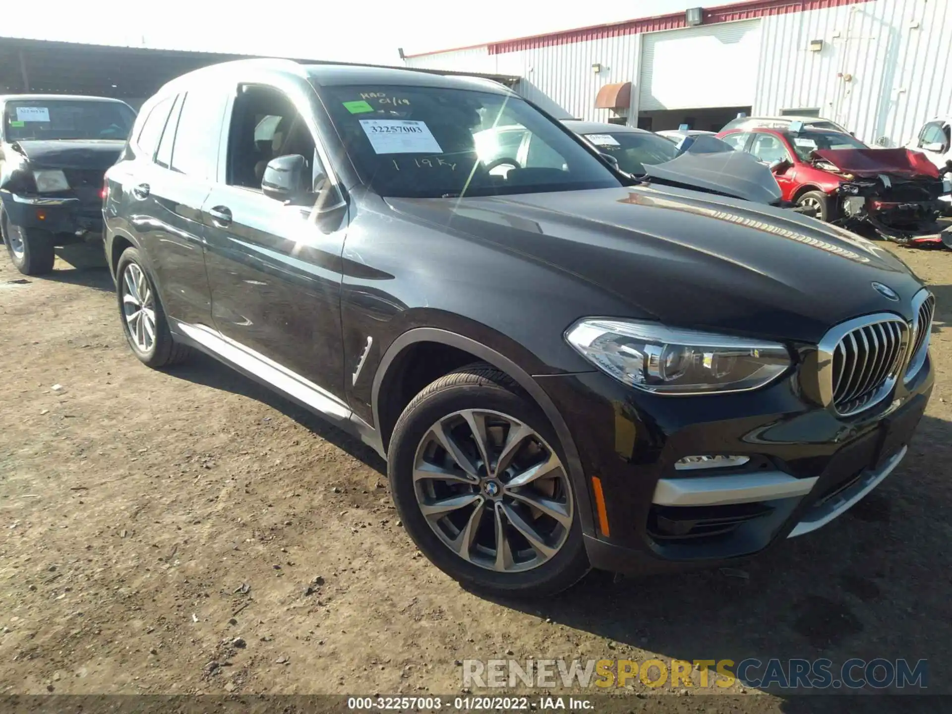 1 Photograph of a damaged car 5UXTR9C55KLP81502 BMW X3 2019