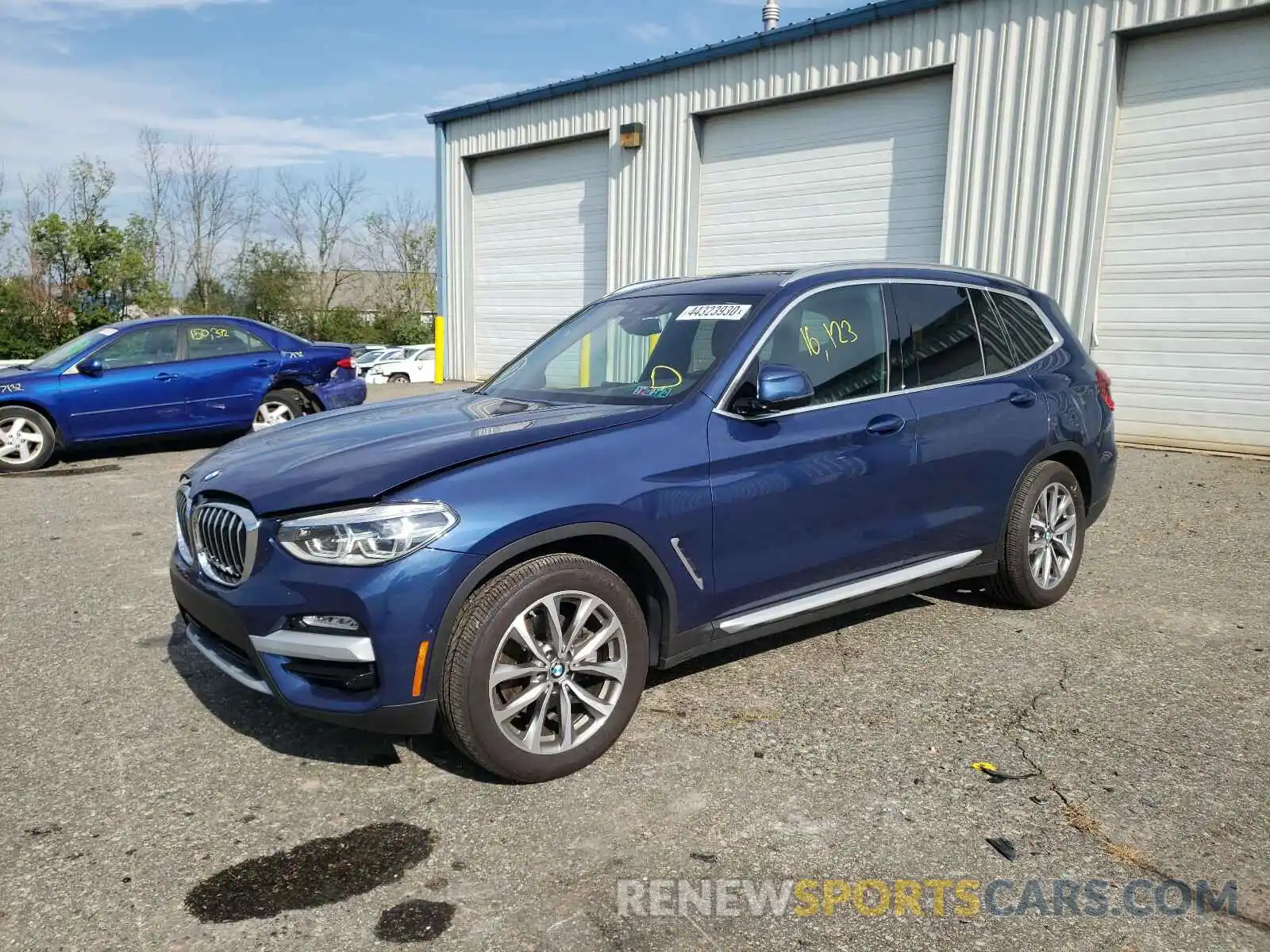 2 Photograph of a damaged car 5UXTR9C55KLP82410 BMW X3 2019