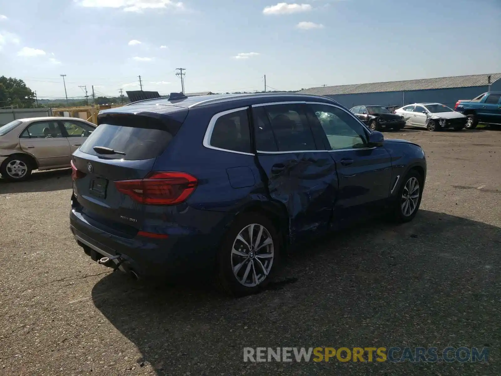 4 Фотография поврежденного автомобиля 5UXTR9C55KLP82410 BMW X3 2019