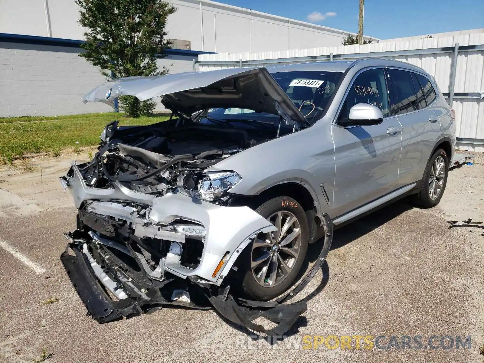 2 Photograph of a damaged car 5UXTR9C55KLP83671 BMW X3 2019