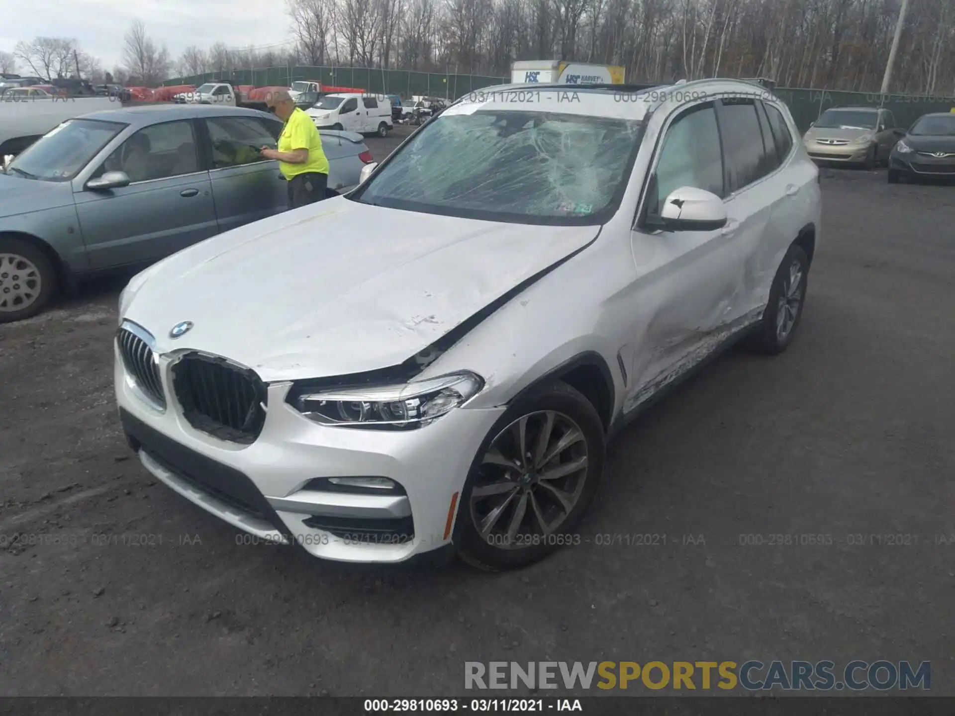 6 Photograph of a damaged car 5UXTR9C55KLP85744 BMW X3 2019