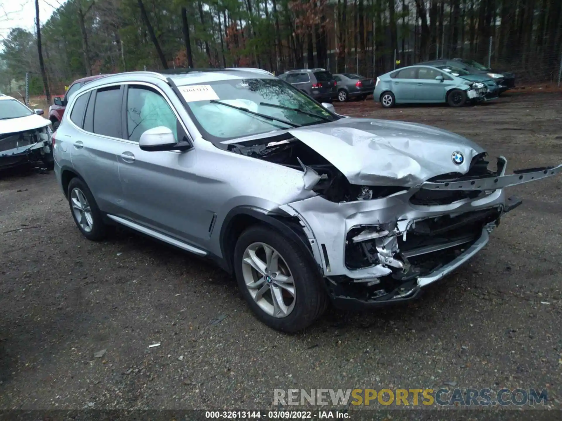 1 Photograph of a damaged car 5UXTR9C55KLP91155 BMW X3 2019