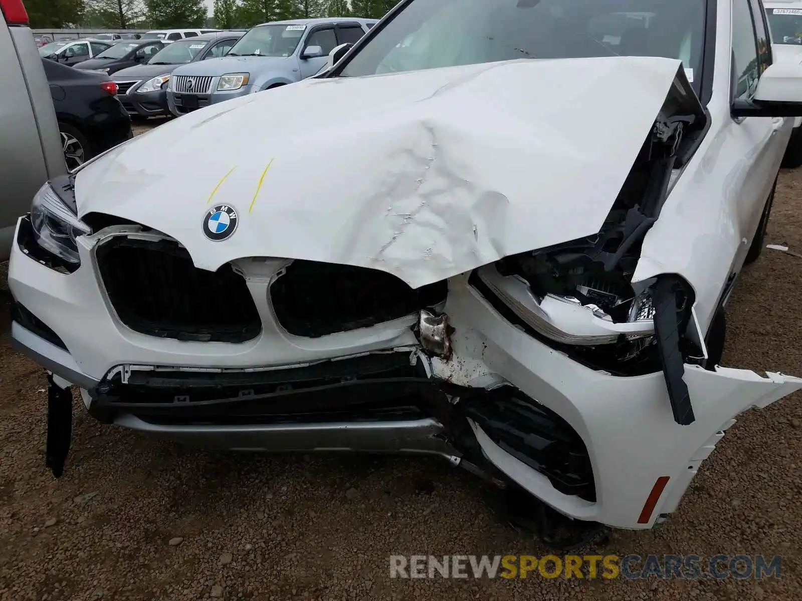 9 Photograph of a damaged car 5UXTR9C55KLP94184 BMW X3 2019