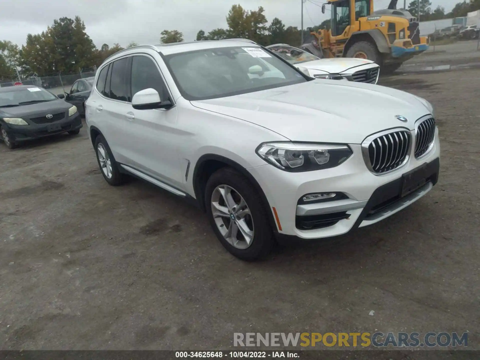 1 Photograph of a damaged car 5UXTR9C55KLP95707 BMW X3 2019