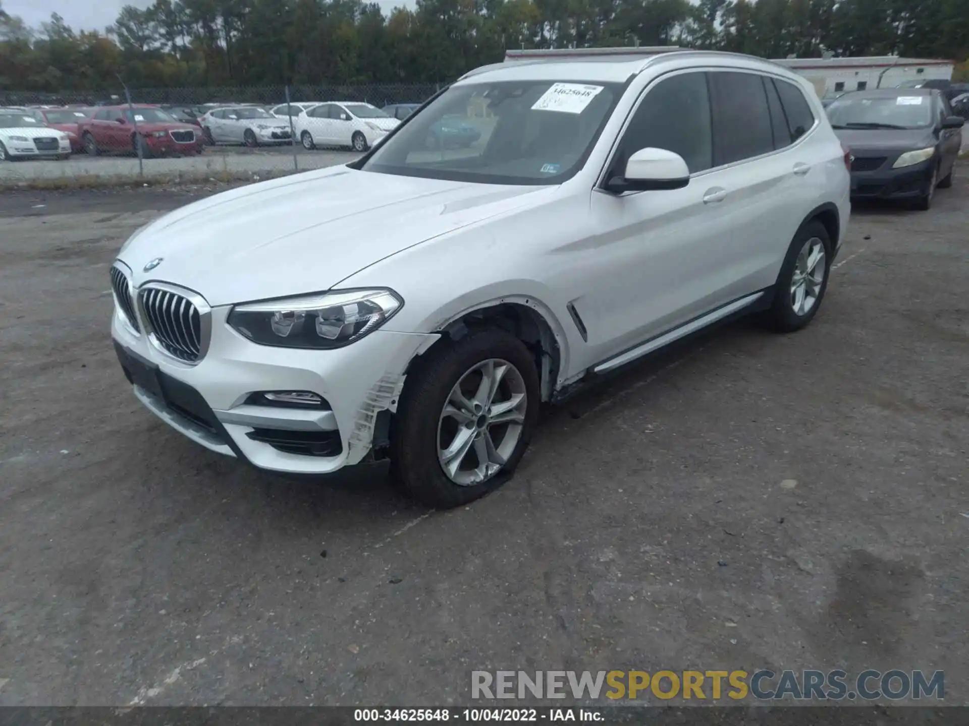 2 Photograph of a damaged car 5UXTR9C55KLP95707 BMW X3 2019