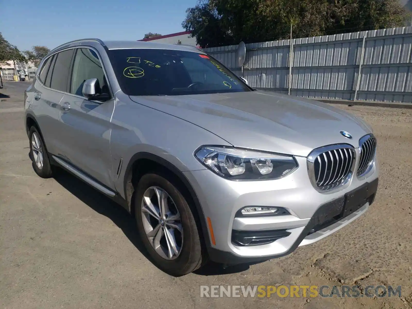 1 Photograph of a damaged car 5UXTR9C55KLP95884 BMW X3 2019