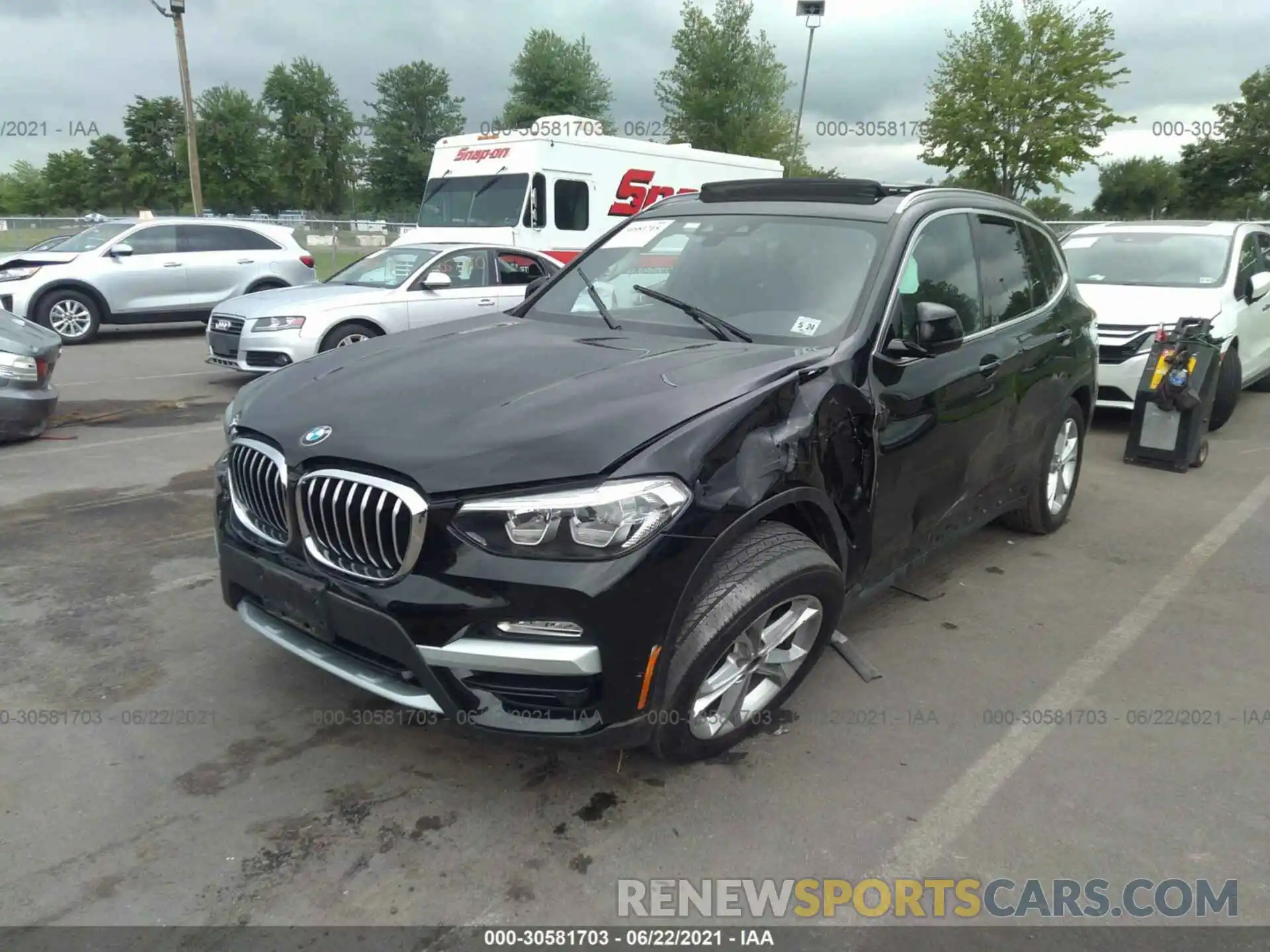 2 Photograph of a damaged car 5UXTR9C56KLD90958 BMW X3 2019