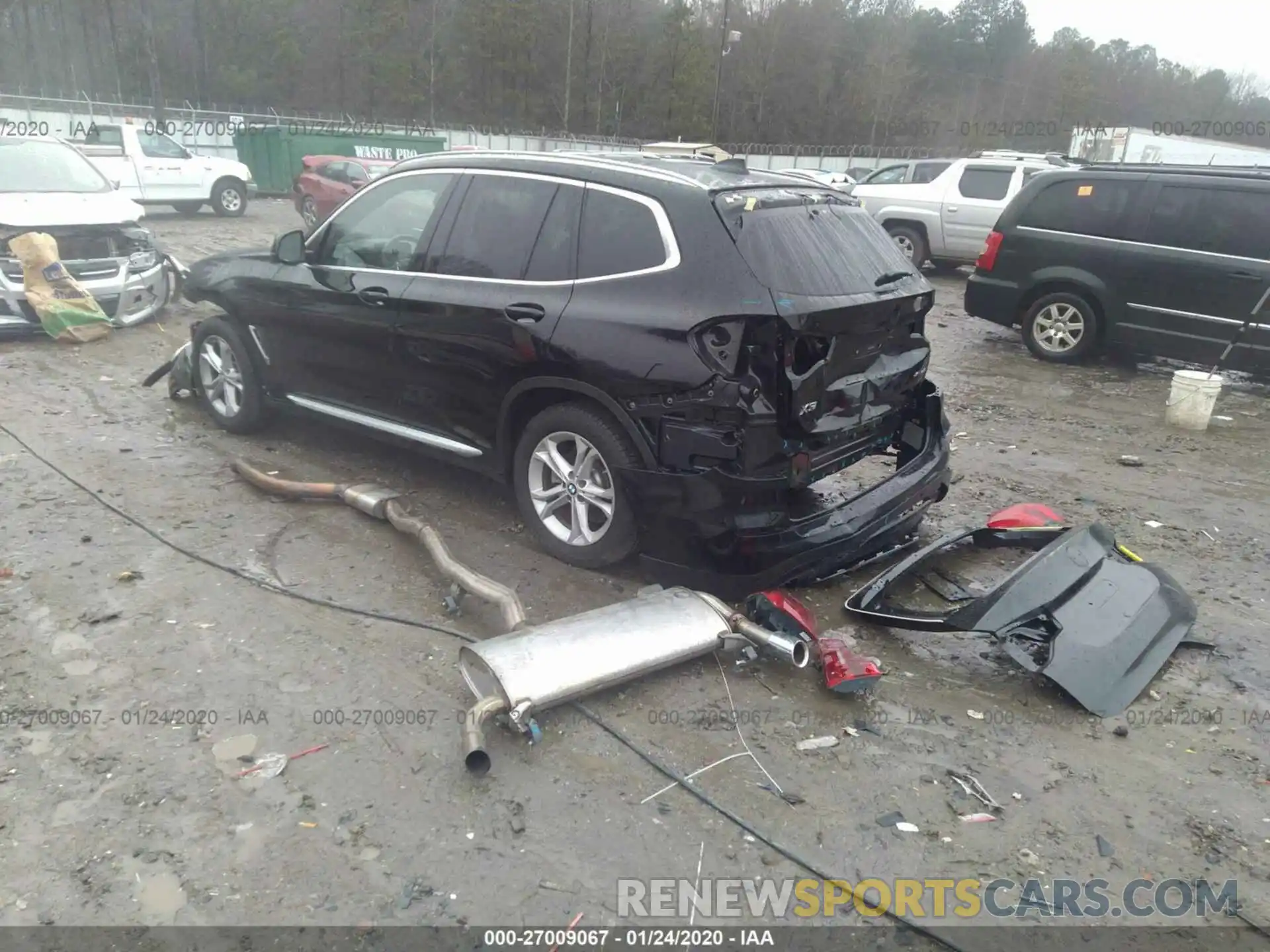 3 Photograph of a damaged car 5UXTR9C56KLD91365 BMW X3 2019