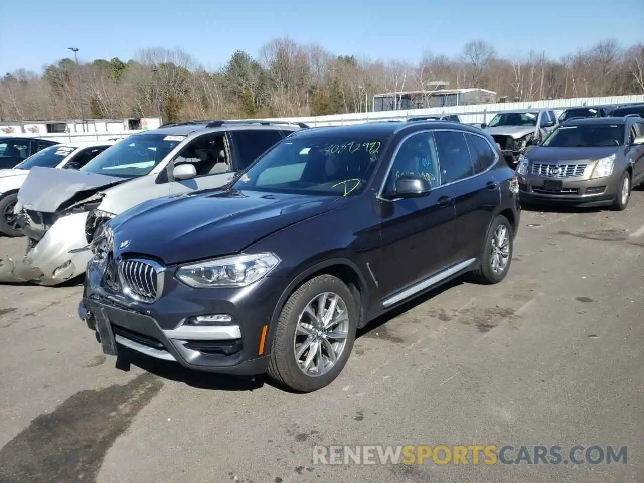 2 Photograph of a damaged car 5UXTR9C56KLD92189 BMW X3 2019