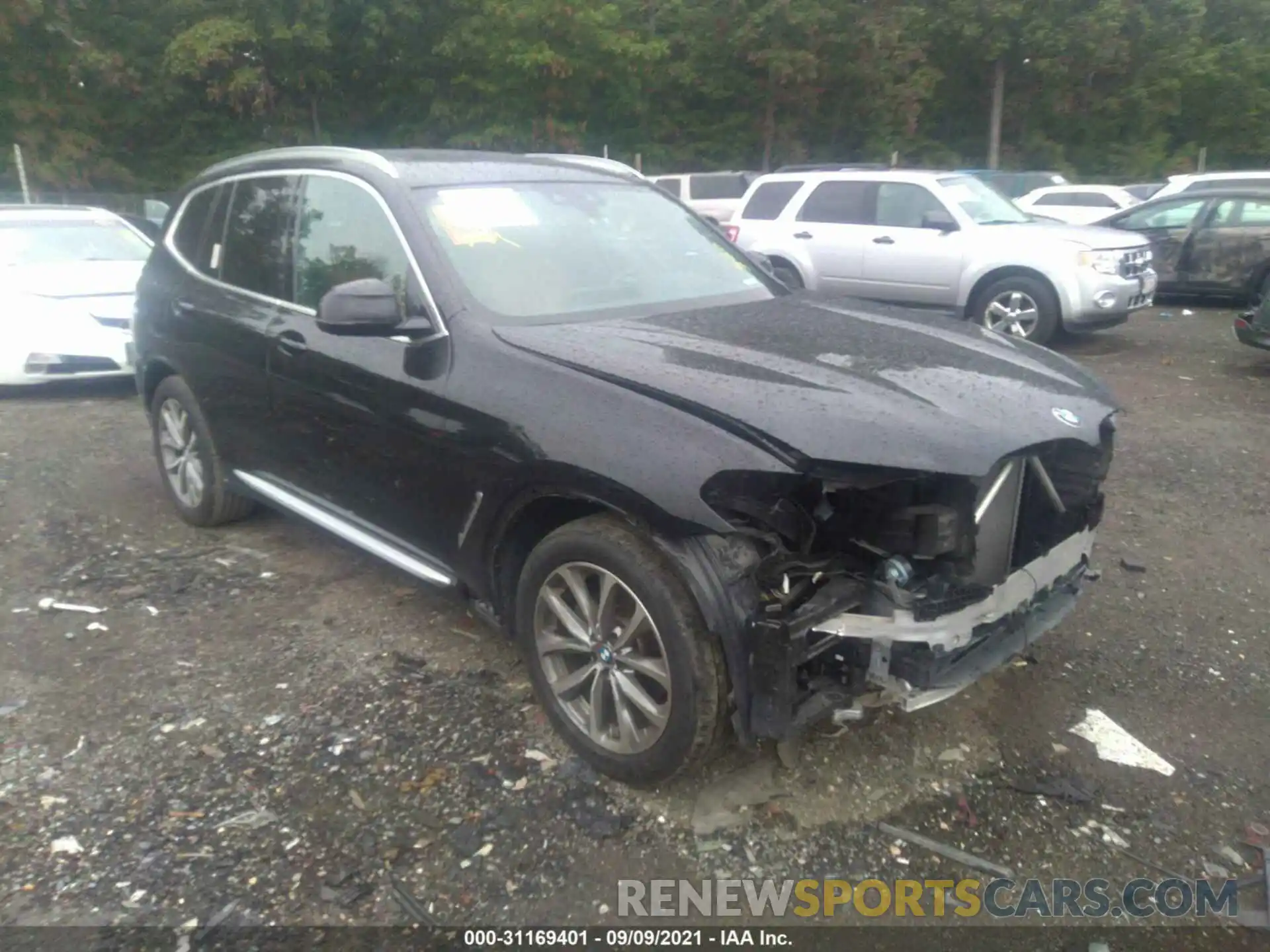 1 Photograph of a damaged car 5UXTR9C56KLD93715 BMW X3 2019