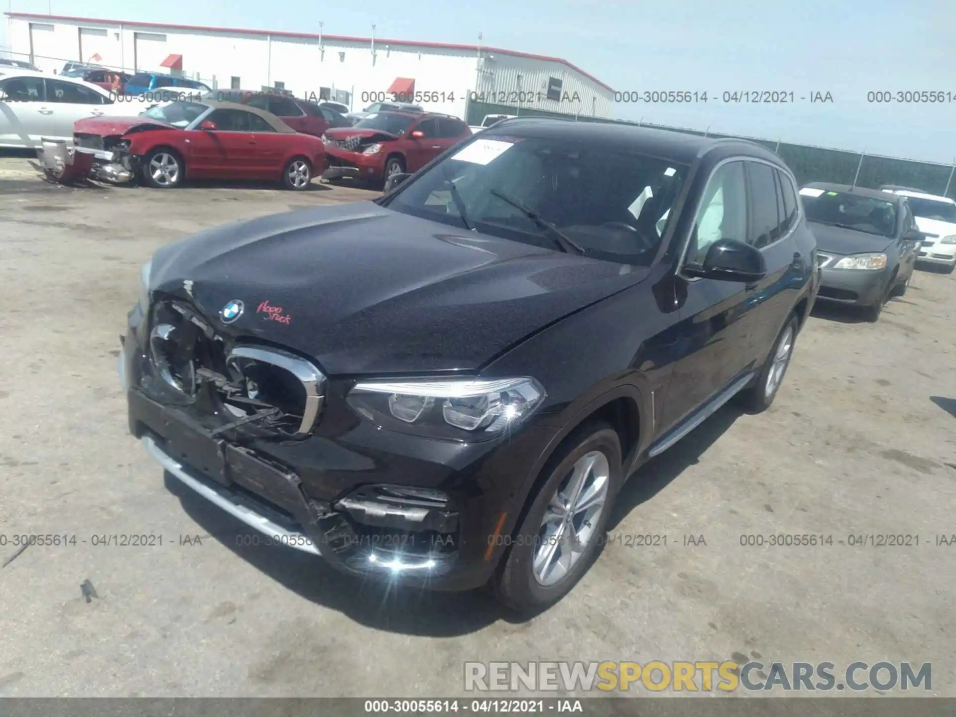 2 Photograph of a damaged car 5UXTR9C56KLD94766 BMW X3 2019