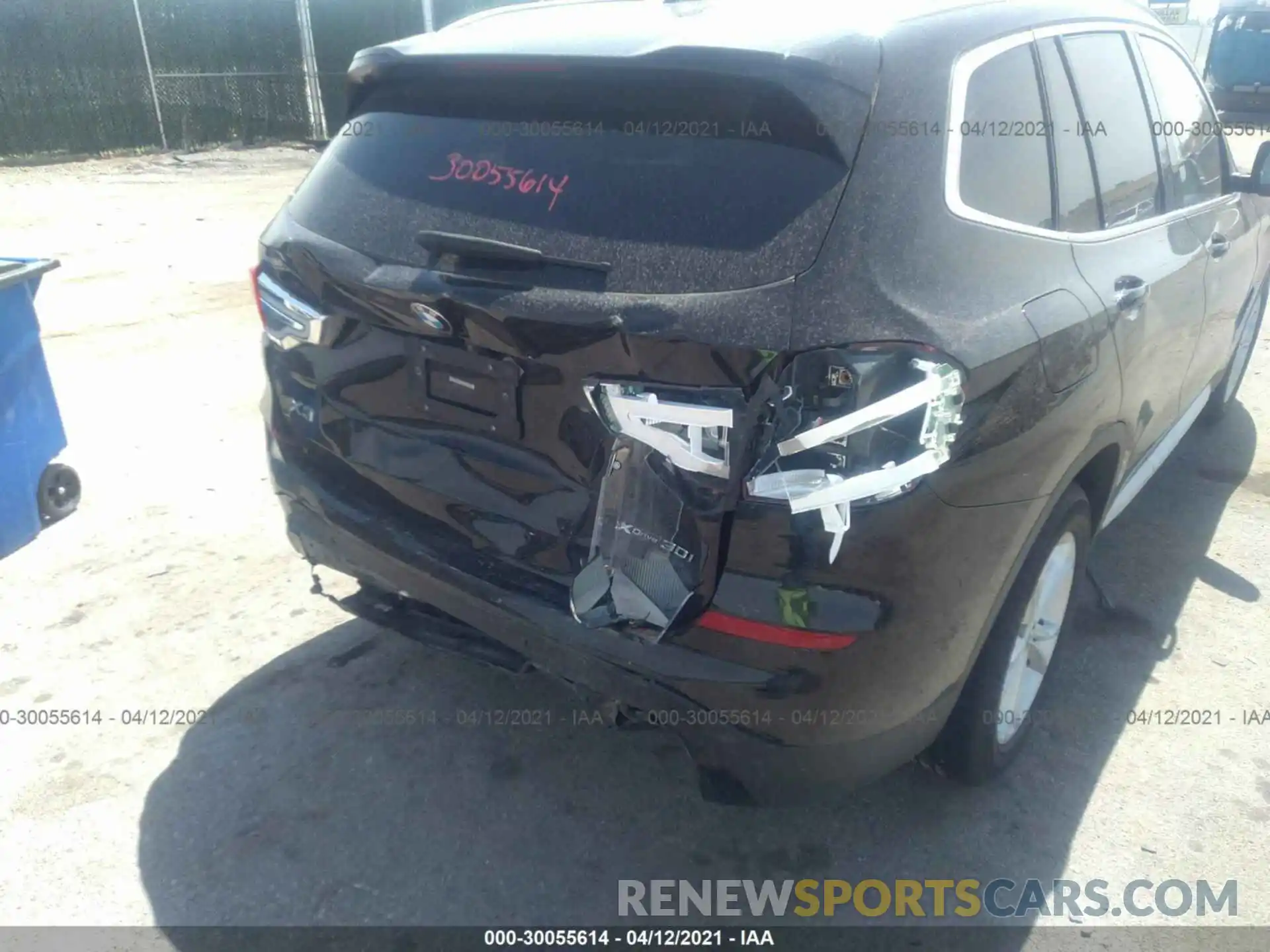6 Фотография поврежденного автомобиля 5UXTR9C56KLD94766 BMW X3 2019