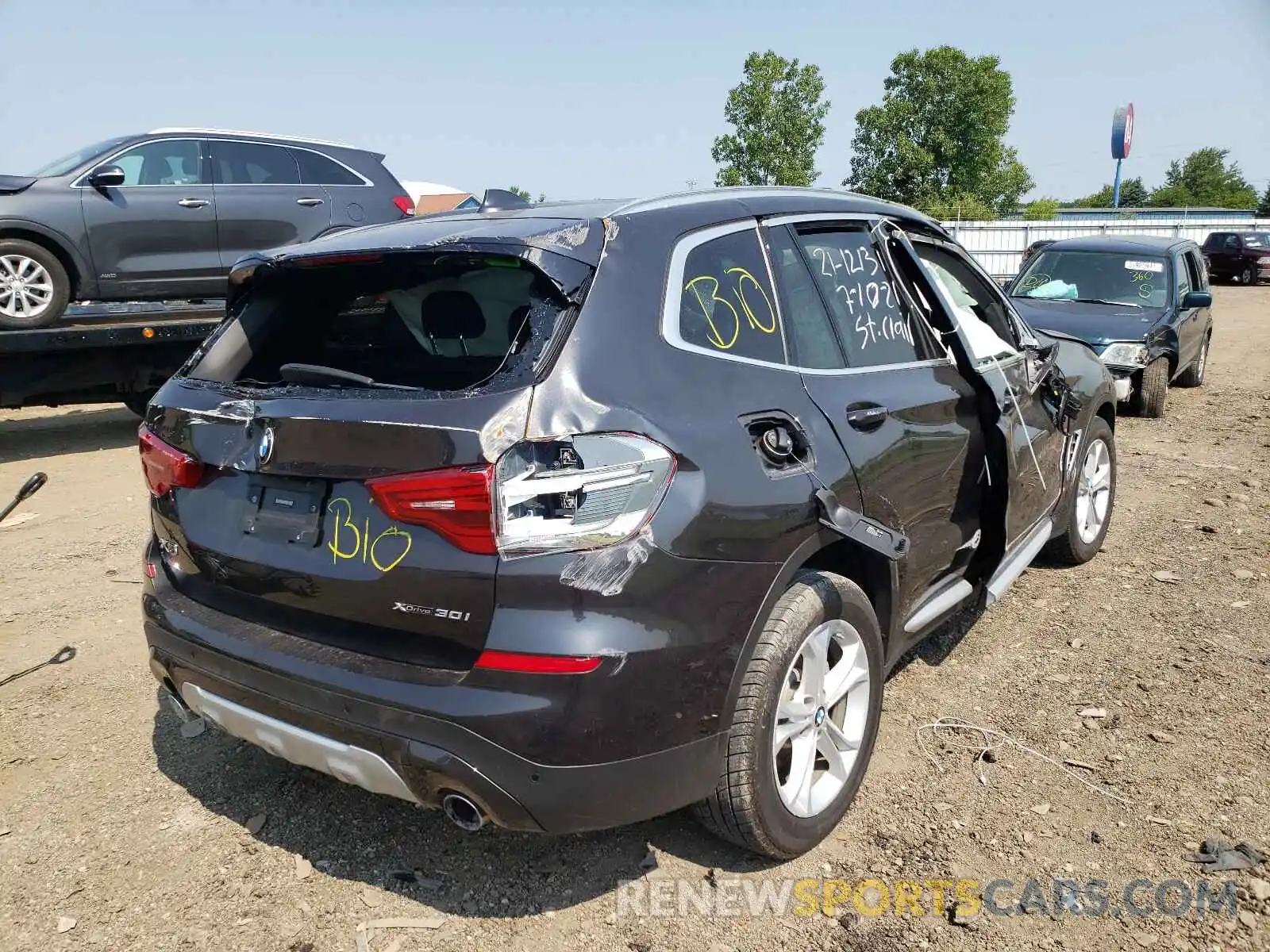 10 Фотография поврежденного автомобиля 5UXTR9C56KLD94976 BMW X3 2019