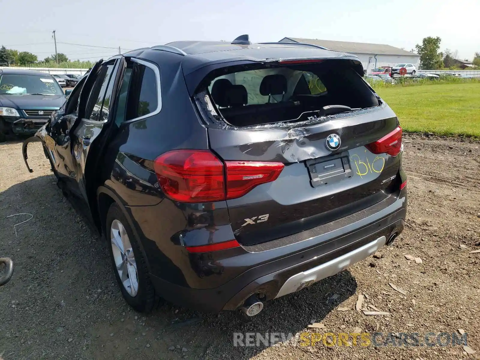 3 Photograph of a damaged car 5UXTR9C56KLD94976 BMW X3 2019