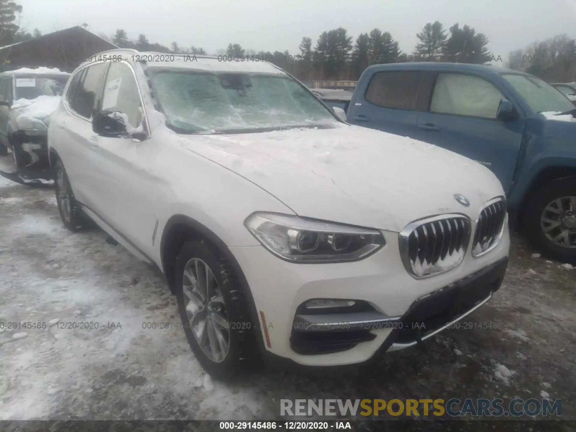 1 Photograph of a damaged car 5UXTR9C56KLD96517 BMW X3 2019