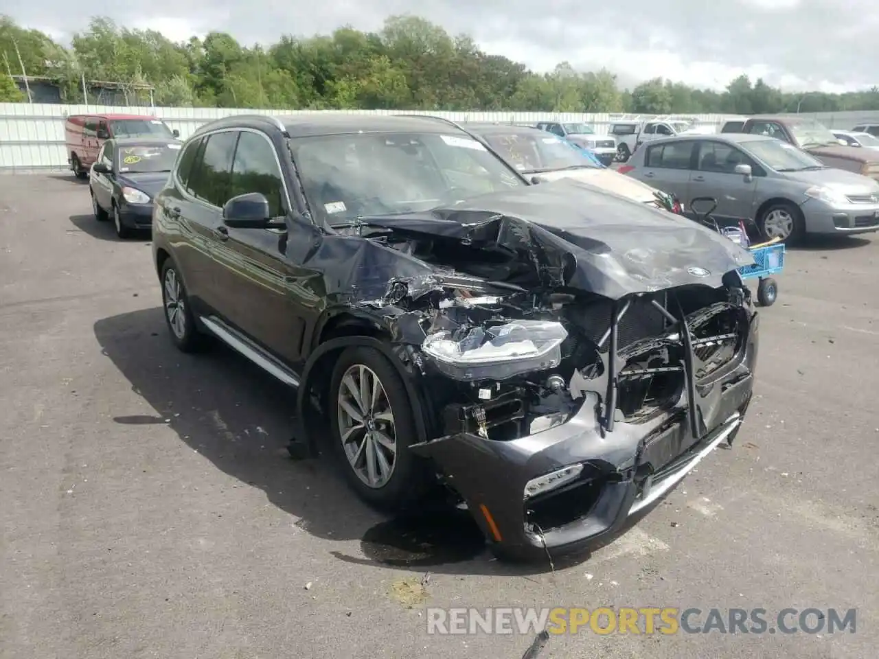 1 Photograph of a damaged car 5UXTR9C56KLD96713 BMW X3 2019