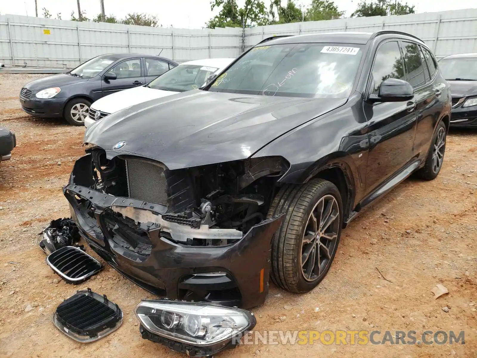 2 Photograph of a damaged car 5UXTR9C56KLD97375 BMW X3 2019