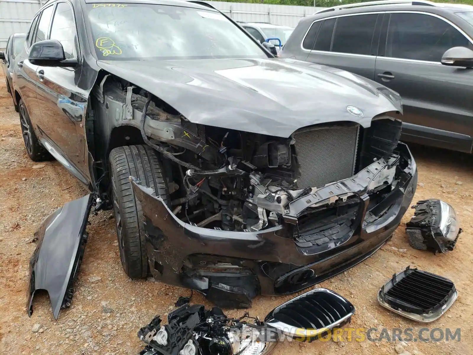 9 Photograph of a damaged car 5UXTR9C56KLD97375 BMW X3 2019