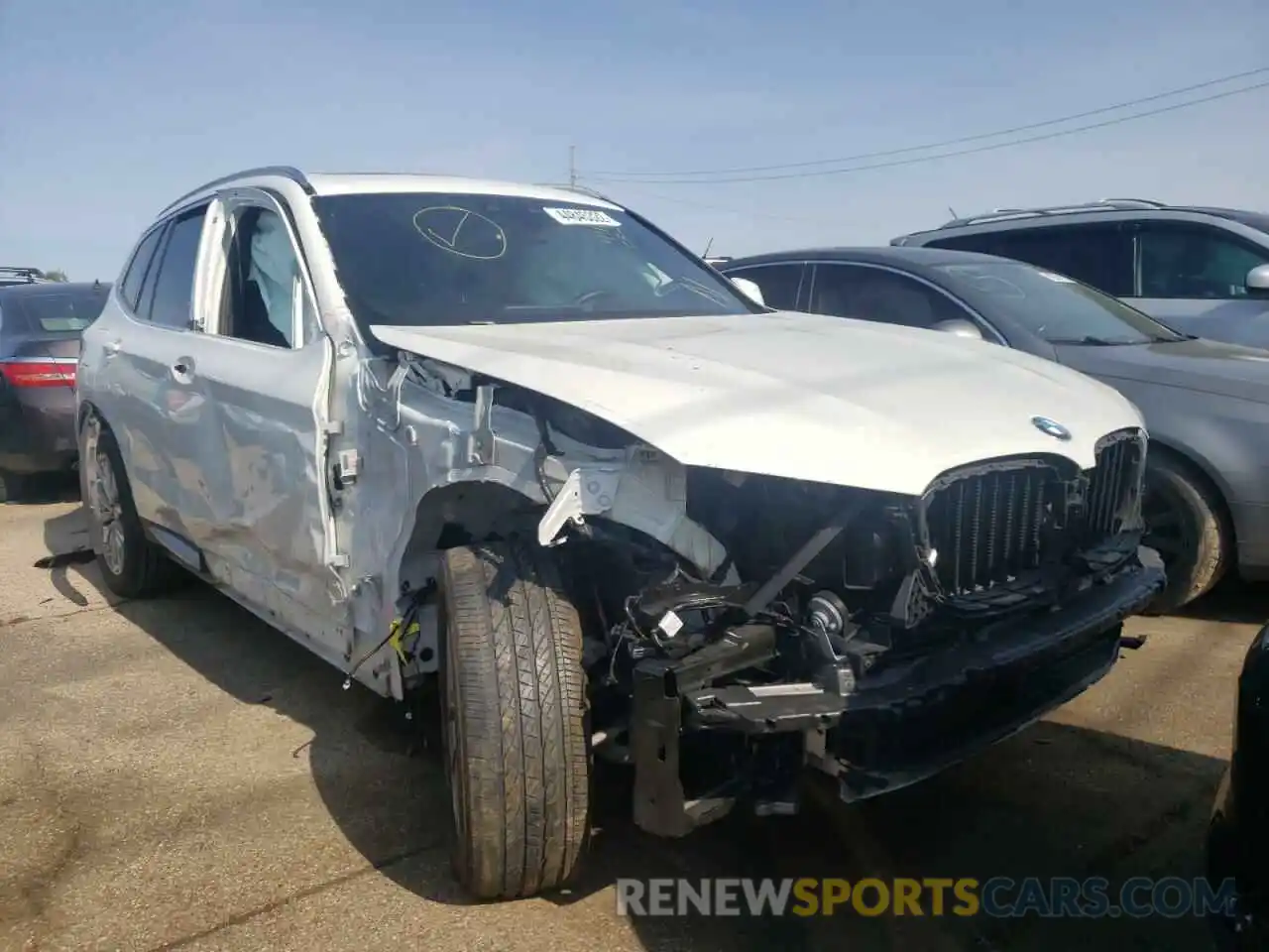 1 Photograph of a damaged car 5UXTR9C56KLE11596 BMW X3 2019