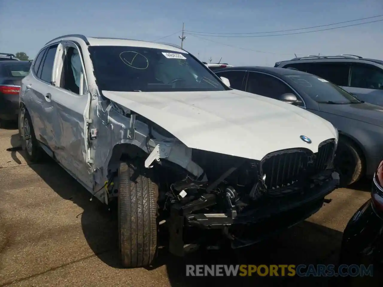 9 Photograph of a damaged car 5UXTR9C56KLE11596 BMW X3 2019