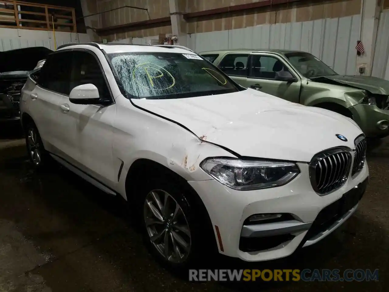 1 Photograph of a damaged car 5UXTR9C56KLE11761 BMW X3 2019