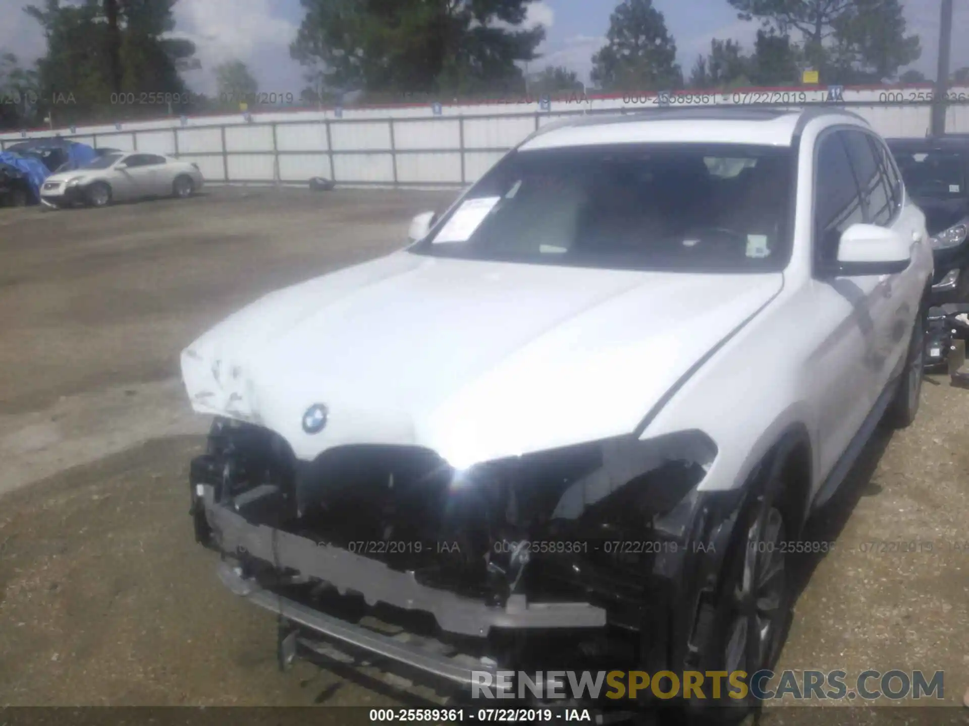 2 Photograph of a damaged car 5UXTR9C56KLE12375 BMW X3 2019