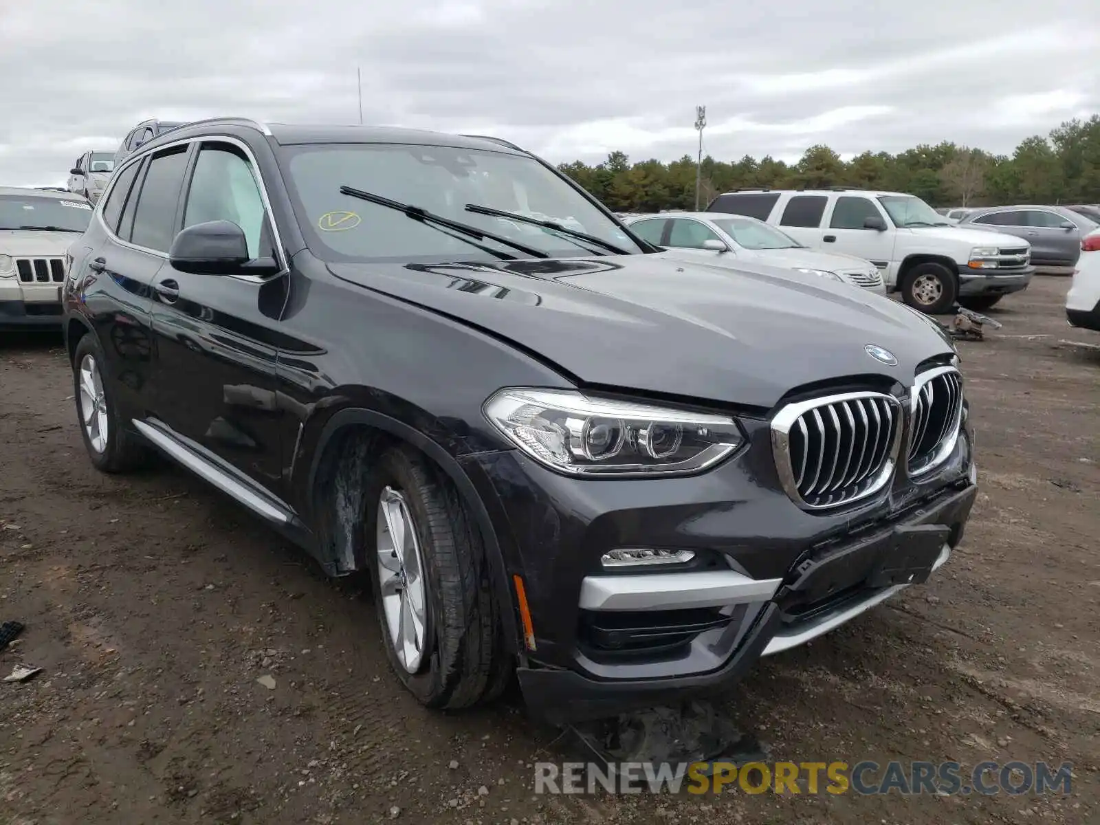 1 Photograph of a damaged car 5UXTR9C56KLE13414 BMW X3 2019