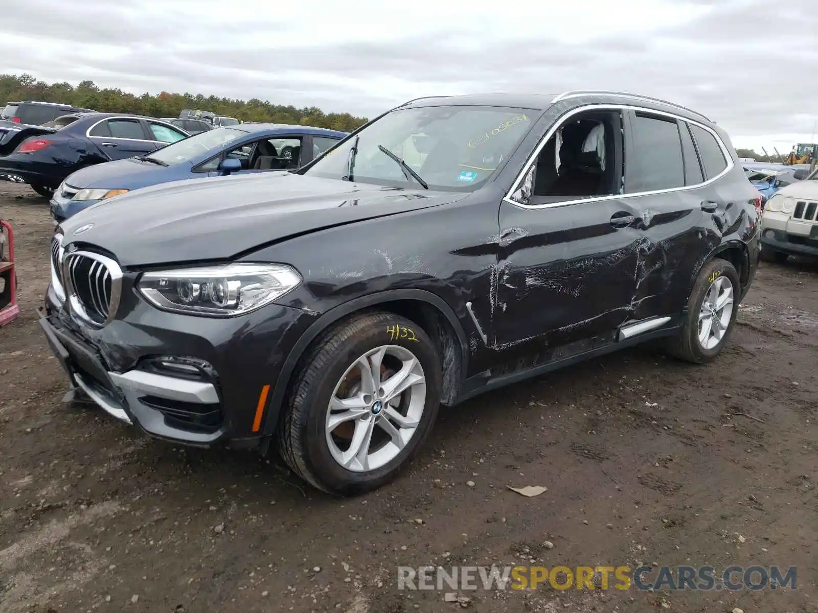 9 Photograph of a damaged car 5UXTR9C56KLE13414 BMW X3 2019