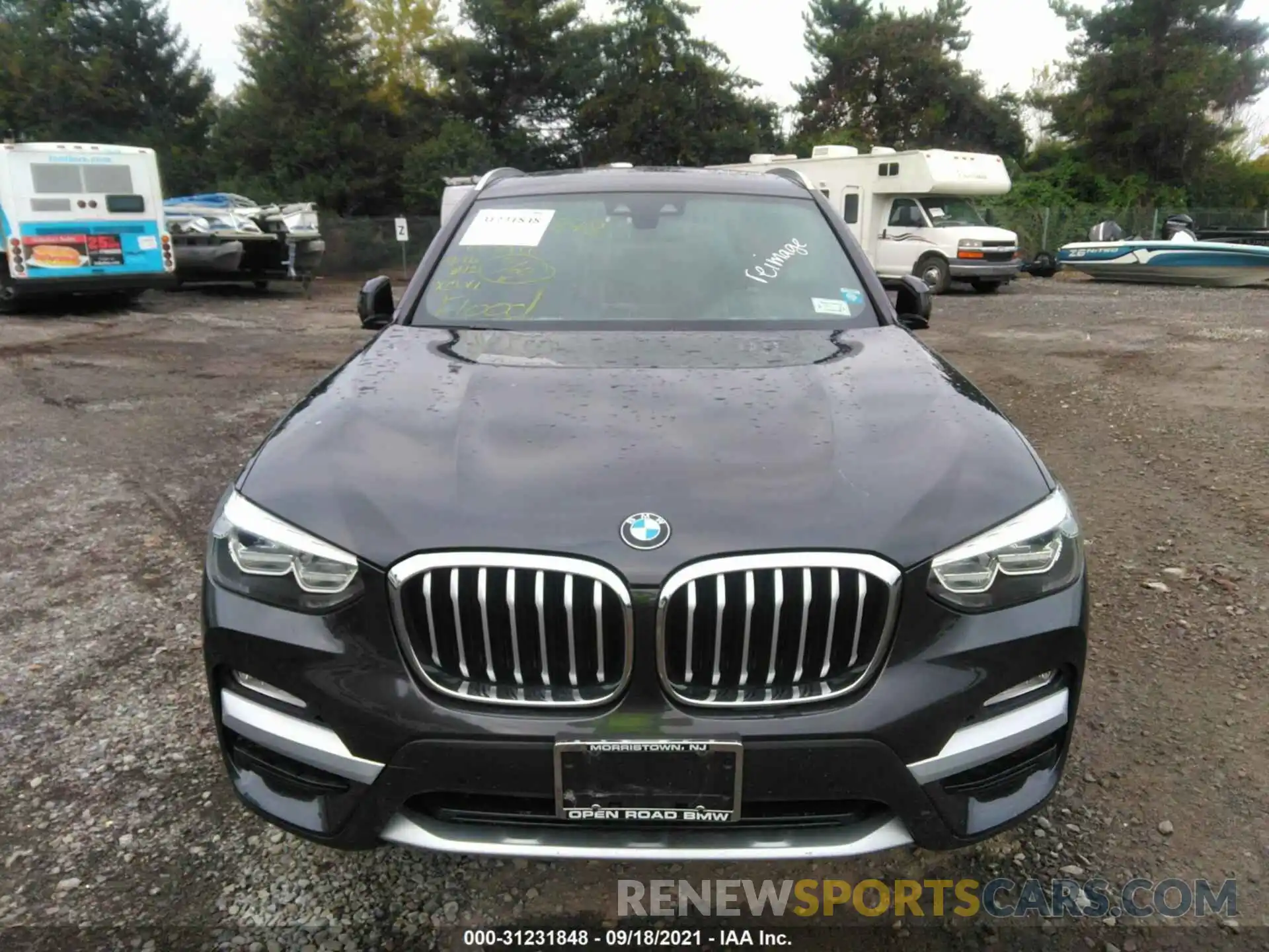 6 Photograph of a damaged car 5UXTR9C56KLE13753 BMW X3 2019