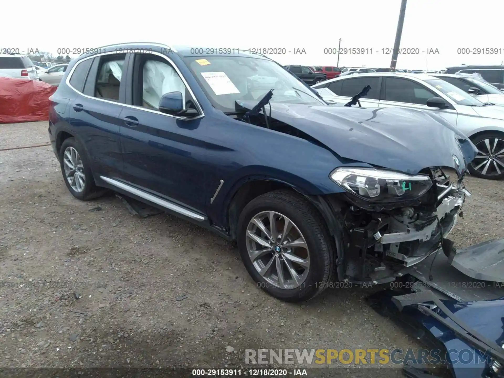 1 Photograph of a damaged car 5UXTR9C56KLE18175 BMW X3 2019