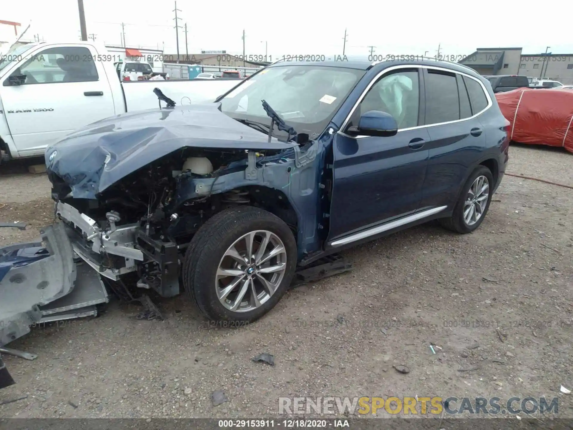 2 Фотография поврежденного автомобиля 5UXTR9C56KLE18175 BMW X3 2019