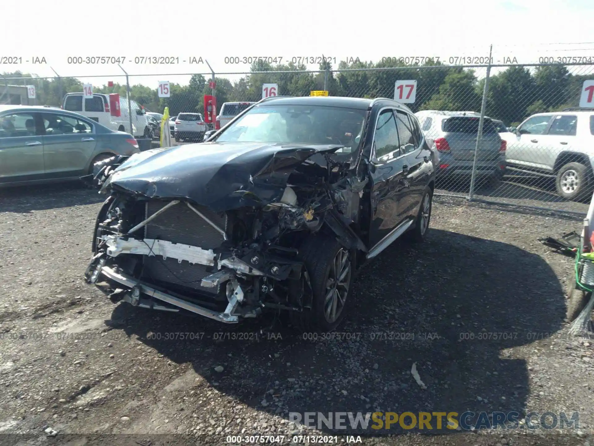 2 Photograph of a damaged car 5UXTR9C56KLE19858 BMW X3 2019