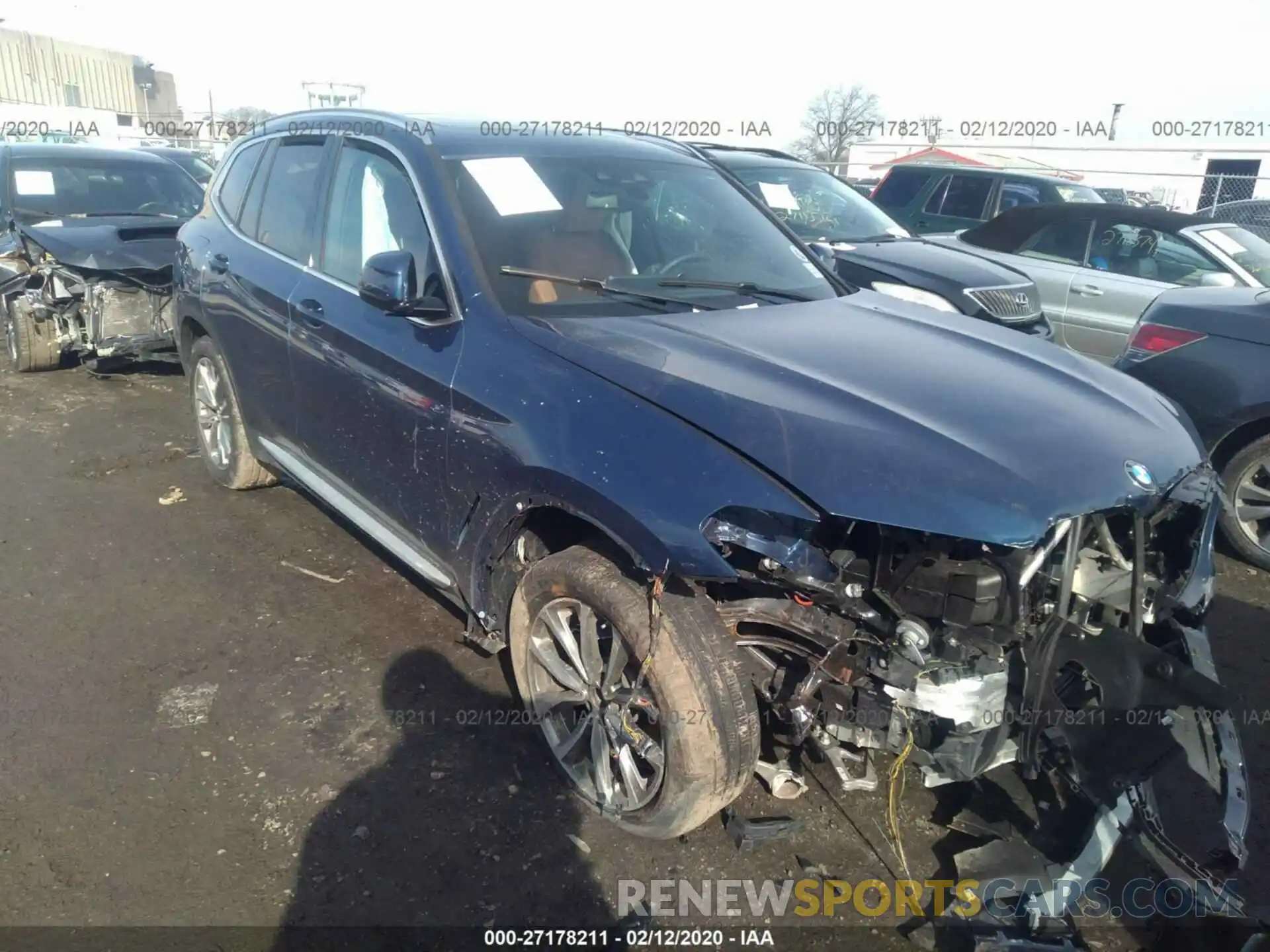 1 Photograph of a damaged car 5UXTR9C56KLE20721 BMW X3 2019