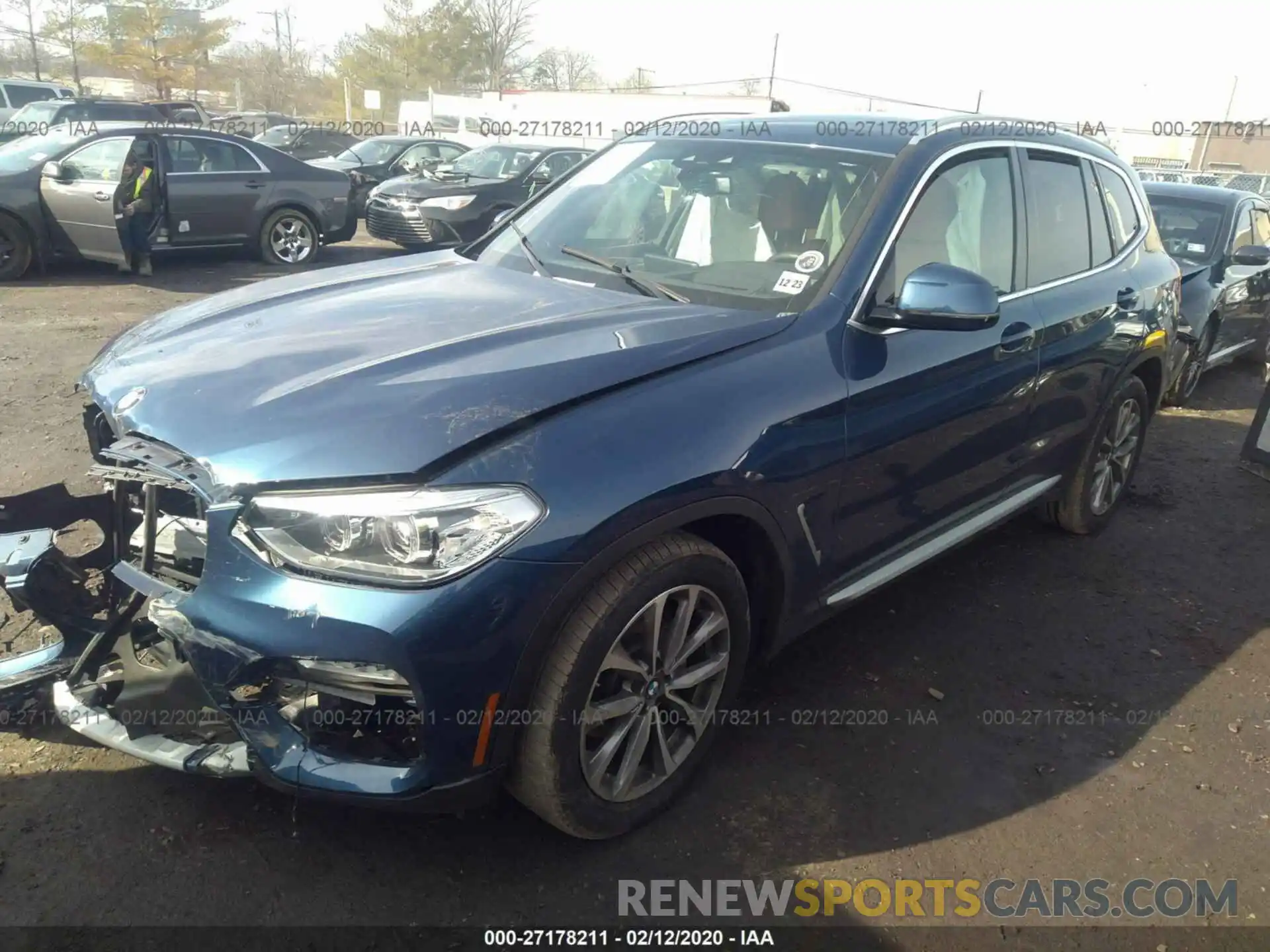 2 Photograph of a damaged car 5UXTR9C56KLE20721 BMW X3 2019