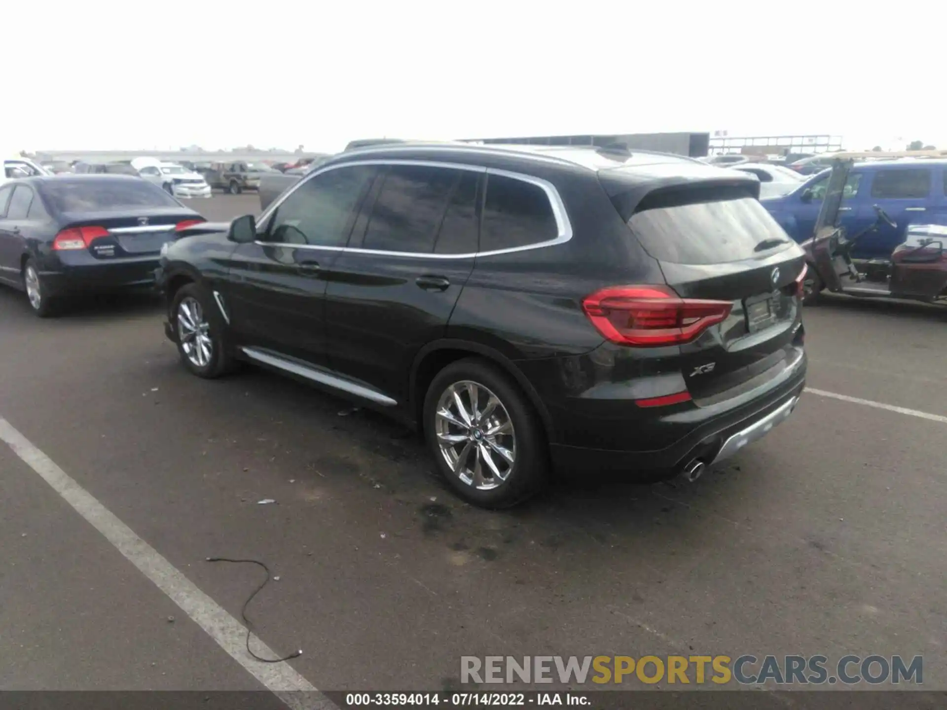 3 Photograph of a damaged car 5UXTR9C56KLE21478 BMW X3 2019