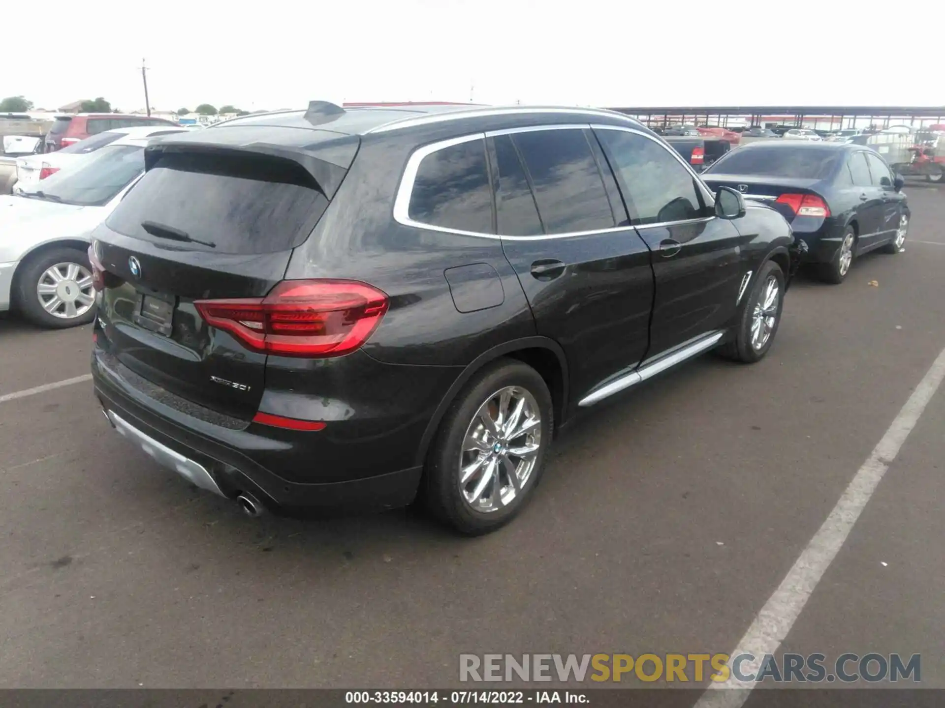 4 Photograph of a damaged car 5UXTR9C56KLE21478 BMW X3 2019