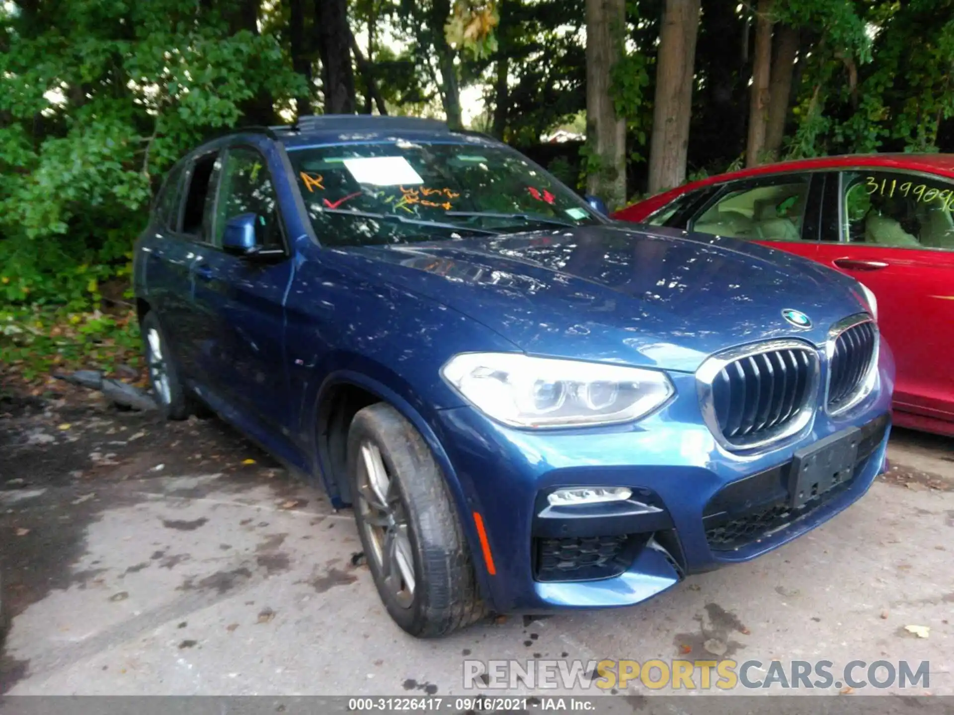 1 Photograph of a damaged car 5UXTR9C56KLP81251 BMW X3 2019