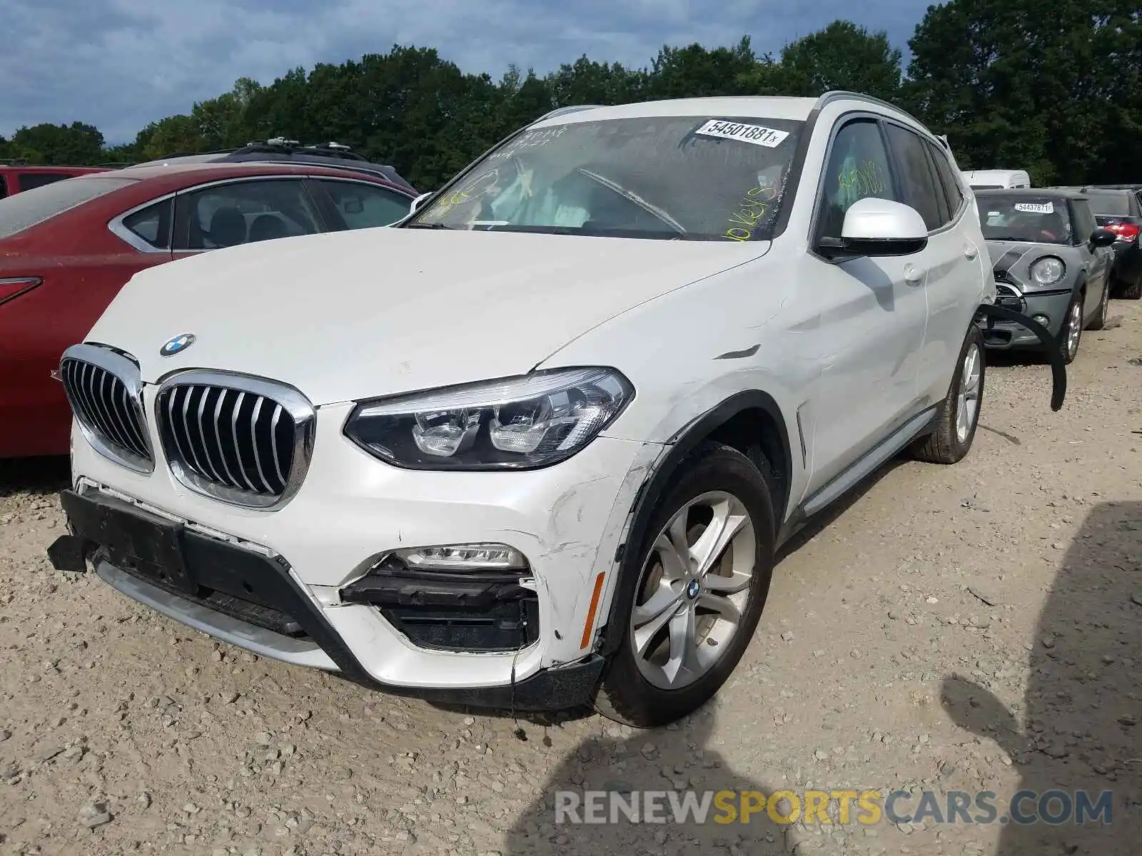 2 Фотография поврежденного автомобиля 5UXTR9C56KLP82920 BMW X3 2019