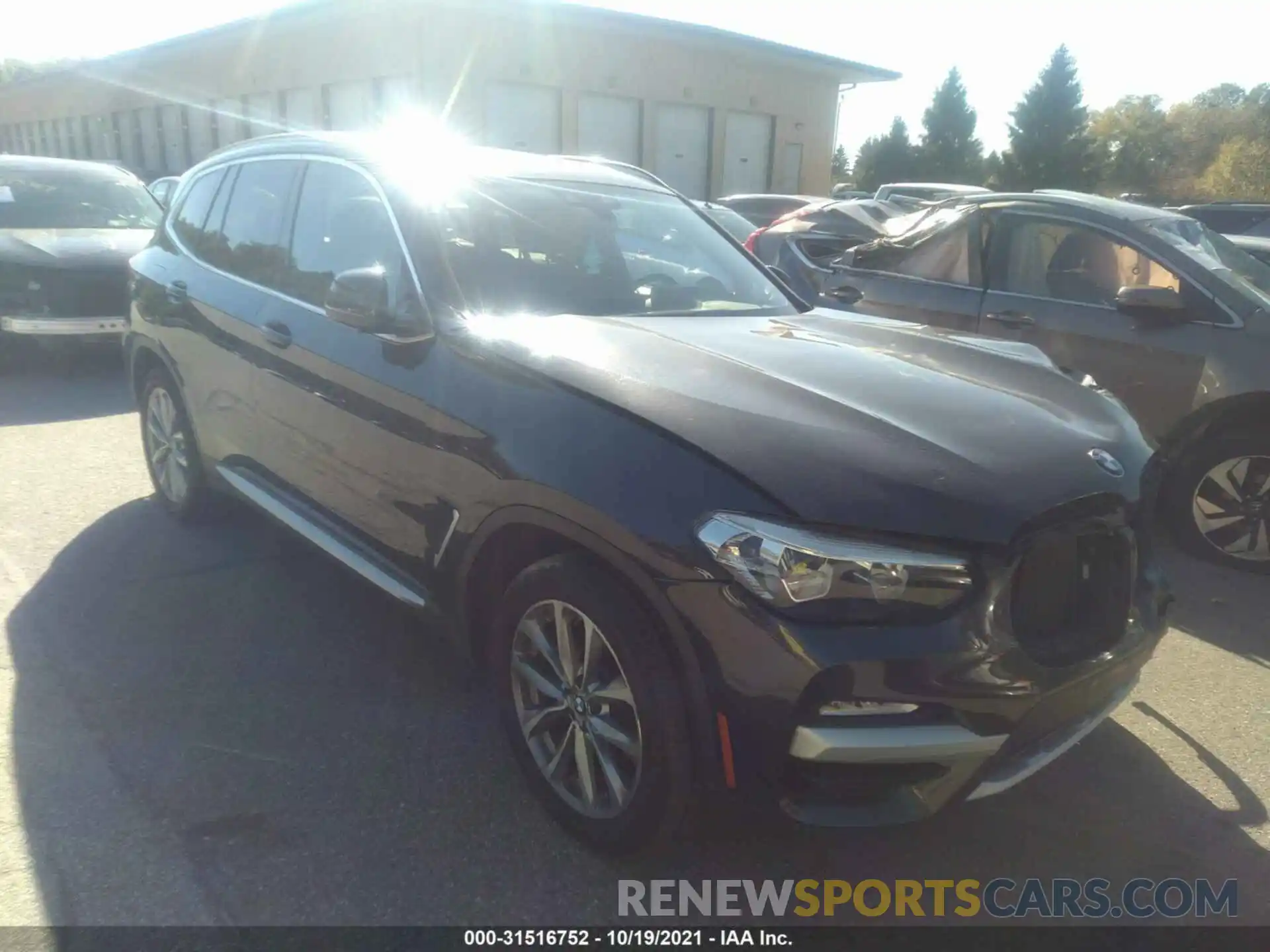 1 Photograph of a damaged car 5UXTR9C56KLP83582 BMW X3 2019