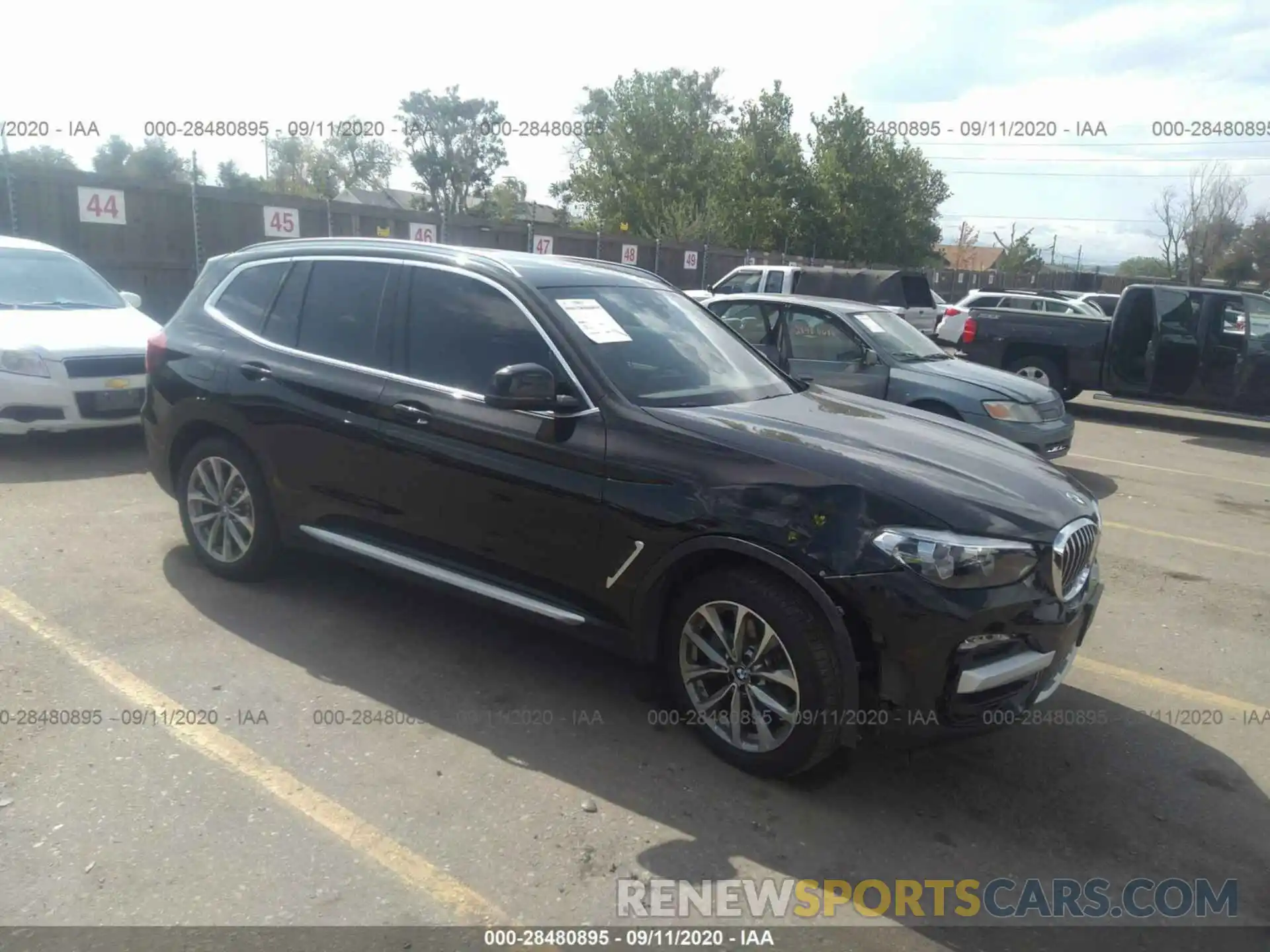 1 Photograph of a damaged car 5UXTR9C56KLP86076 BMW X3 2019