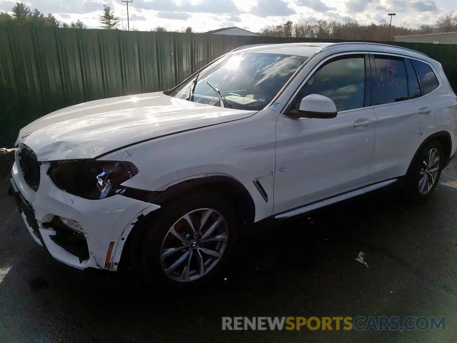 2 Photograph of a damaged car 5UXTR9C56KLP86398 BMW X3 2019