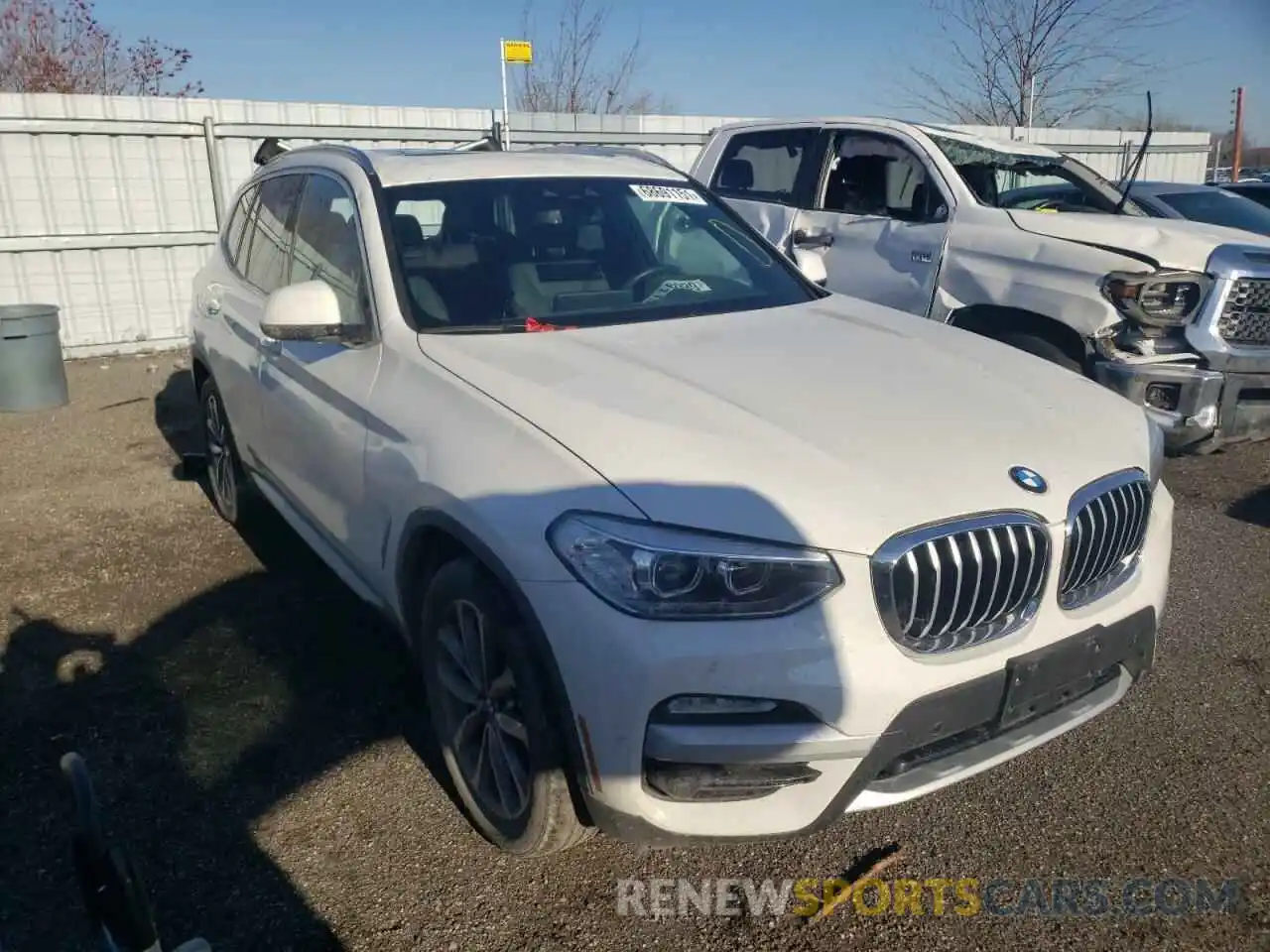 1 Photograph of a damaged car 5UXTR9C56KLP86479 BMW X3 2019