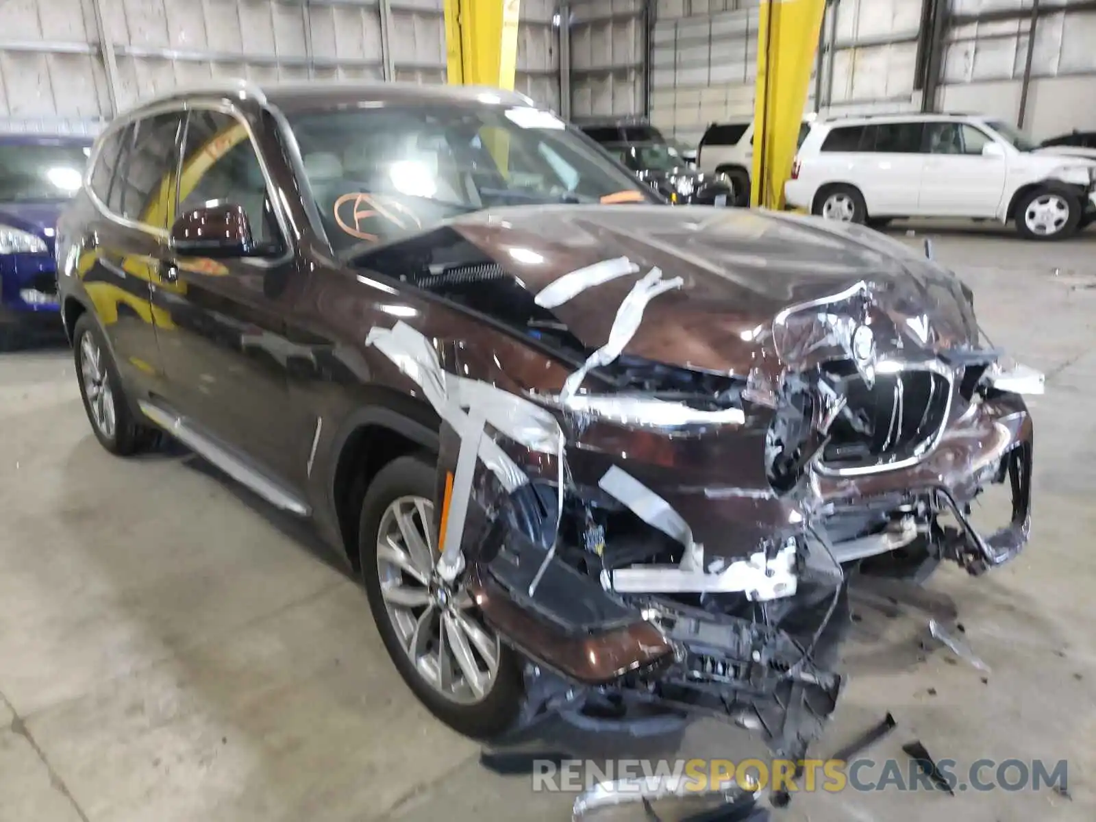 1 Photograph of a damaged car 5UXTR9C56KLP87518 BMW X3 2019