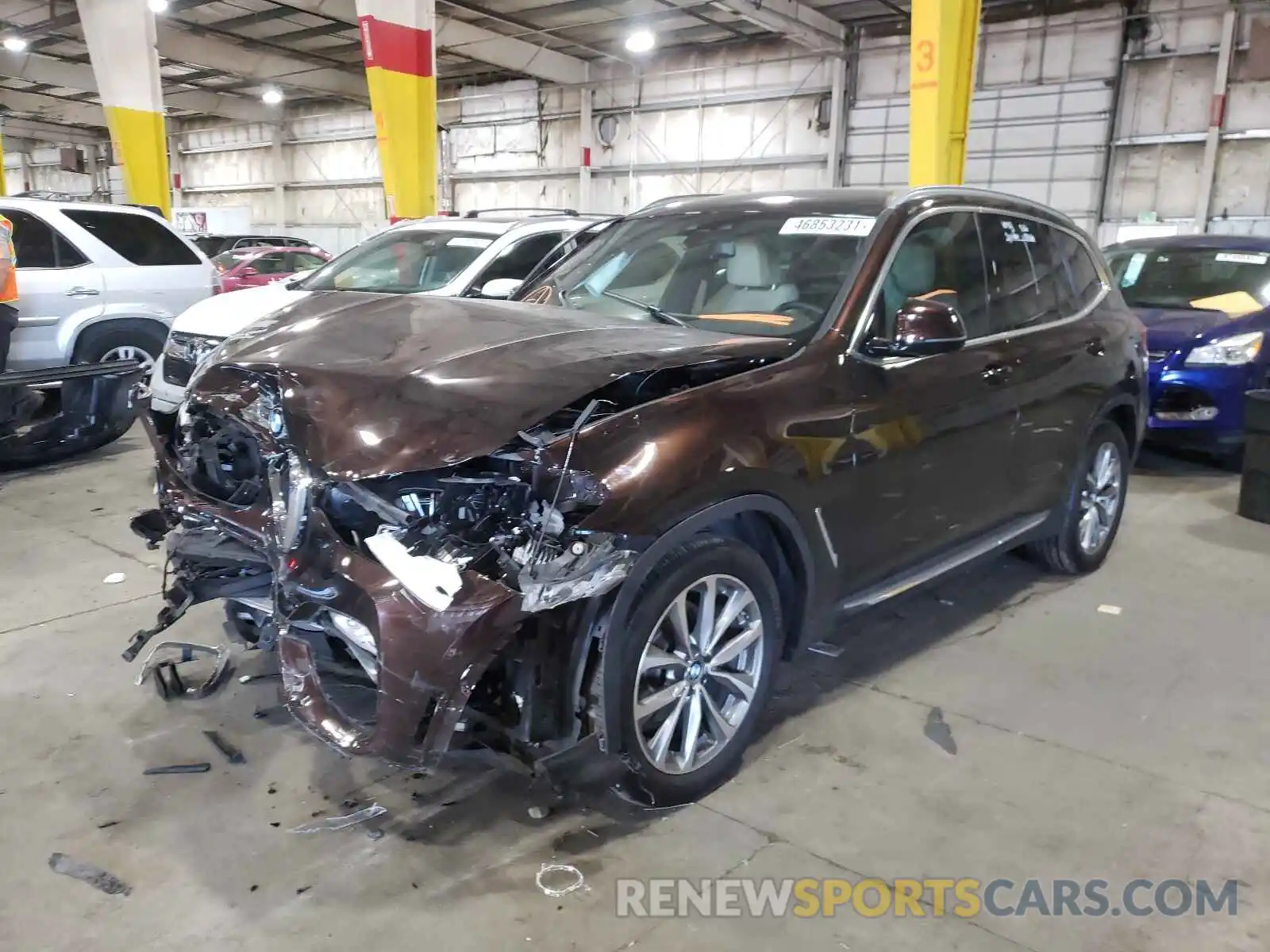 2 Photograph of a damaged car 5UXTR9C56KLP87518 BMW X3 2019