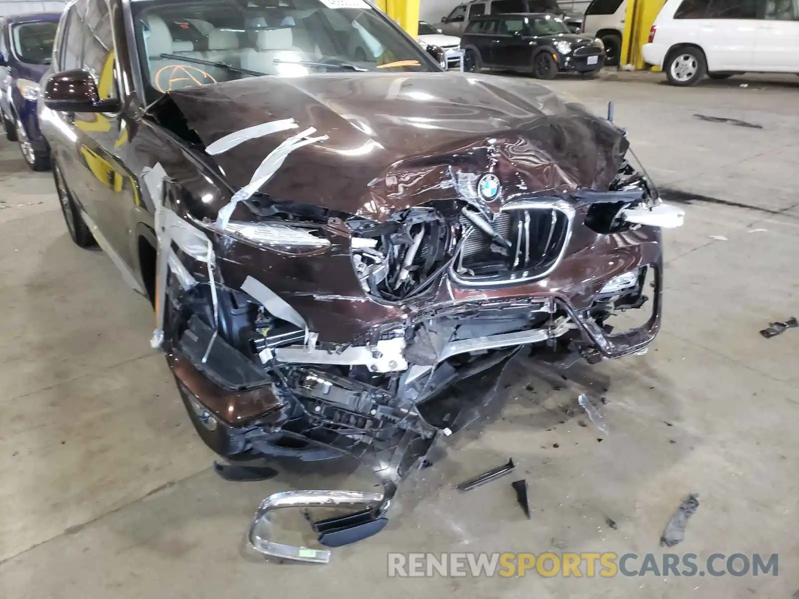 9 Photograph of a damaged car 5UXTR9C56KLP87518 BMW X3 2019