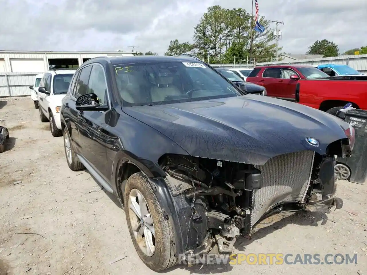 1 Photograph of a damaged car 5UXTR9C56KLP90435 BMW X3 2019