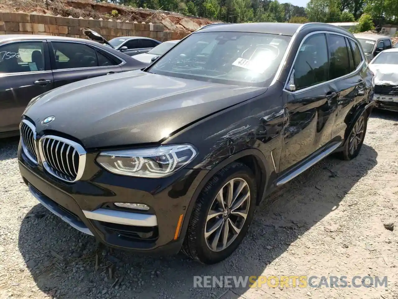 2 Photograph of a damaged car 5UXTR9C56KLP93030 BMW X3 2019