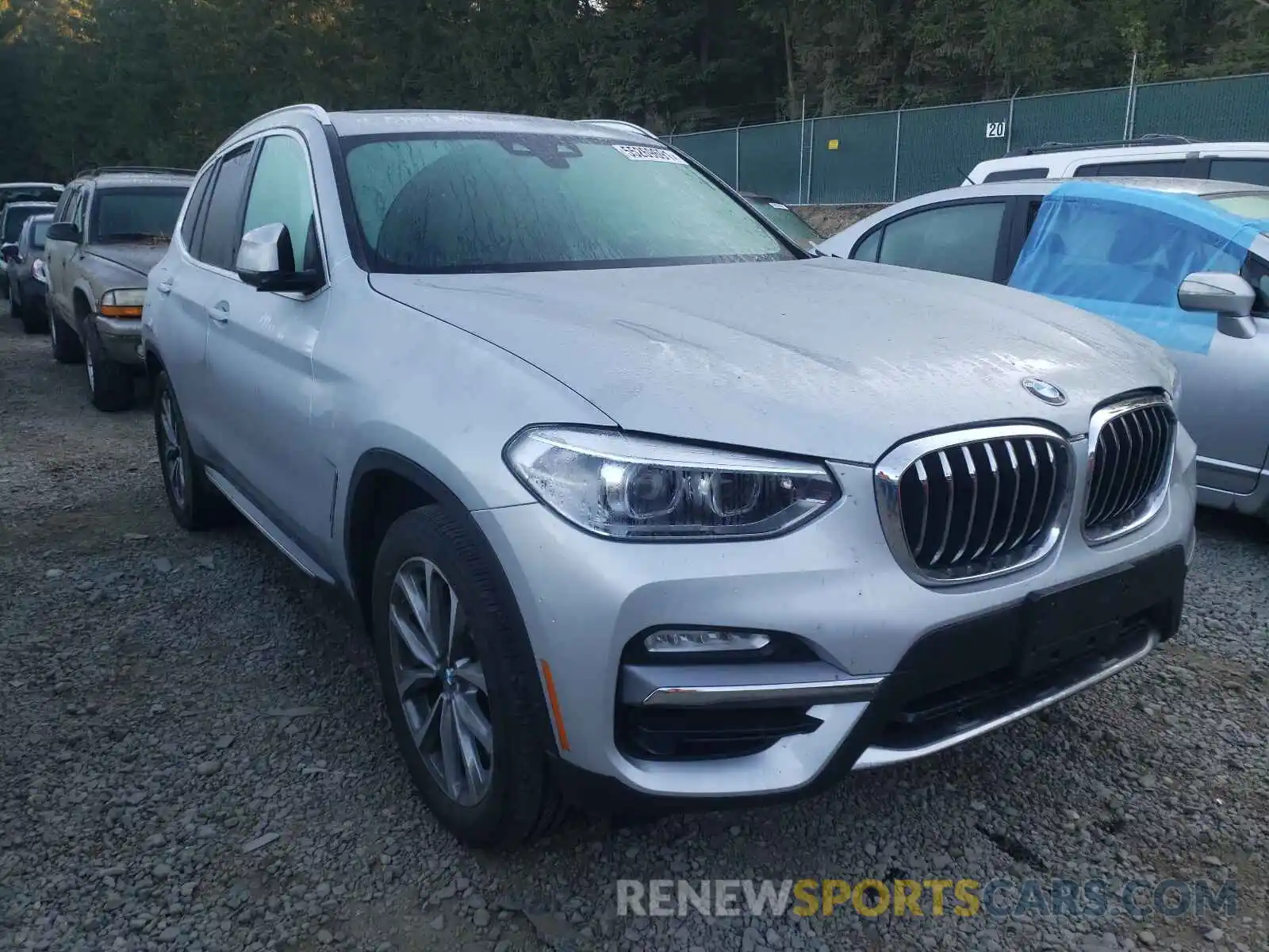 1 Photograph of a damaged car 5UXTR9C56KLP93948 BMW X3 2019