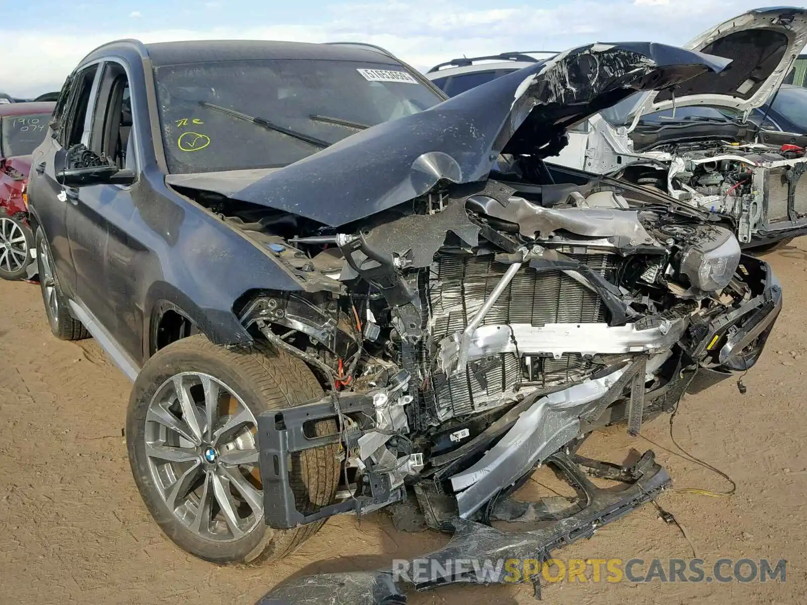 1 Photograph of a damaged car 5UXTR9C56KLP95912 BMW X3 2019